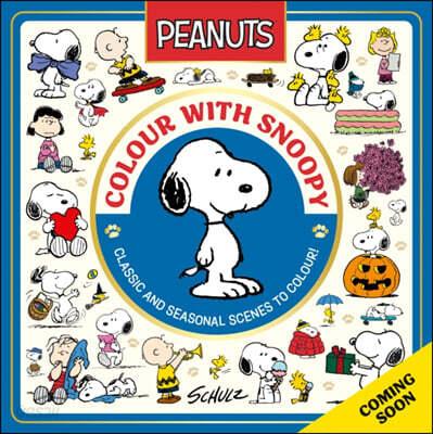  Official Peanuts: Colour with Snoopy (Paperback)