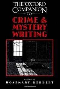  The Oxford Companion to Crime and Mystery Writing (Hardcover, First Edition)