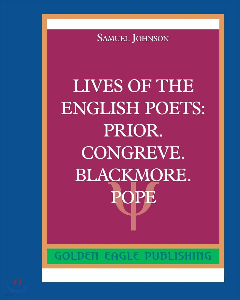  Lives of the English Poets: Prior. Congreve. Blackmore. Pope (Paperback)