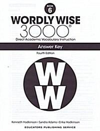  Wordly Wise 3000 : Answer Key 6 (Paperback, 4th Edition)