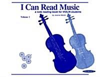 I Can Read Music (Paperback) - A Note Reading Book for Violin Students