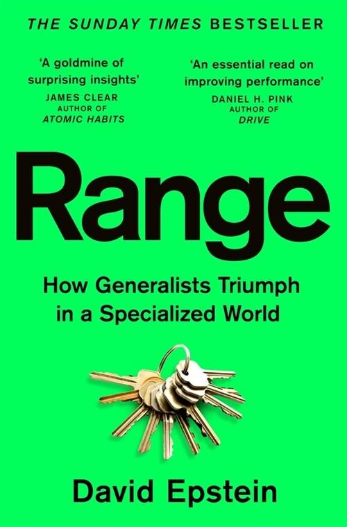 Range : How Generalists Triumph in a Specialized World (Paperback, 5th Anniversary) -  원서