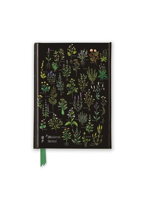  Anna Stead: A Medieval Herbal (Foiled Pocket Journal) (Notebook / Blank book)