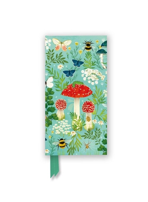  Katherine Quinn: Enchanted Mushroom Garden (Foiled Slimline Journal) (Notebook / Blank book)