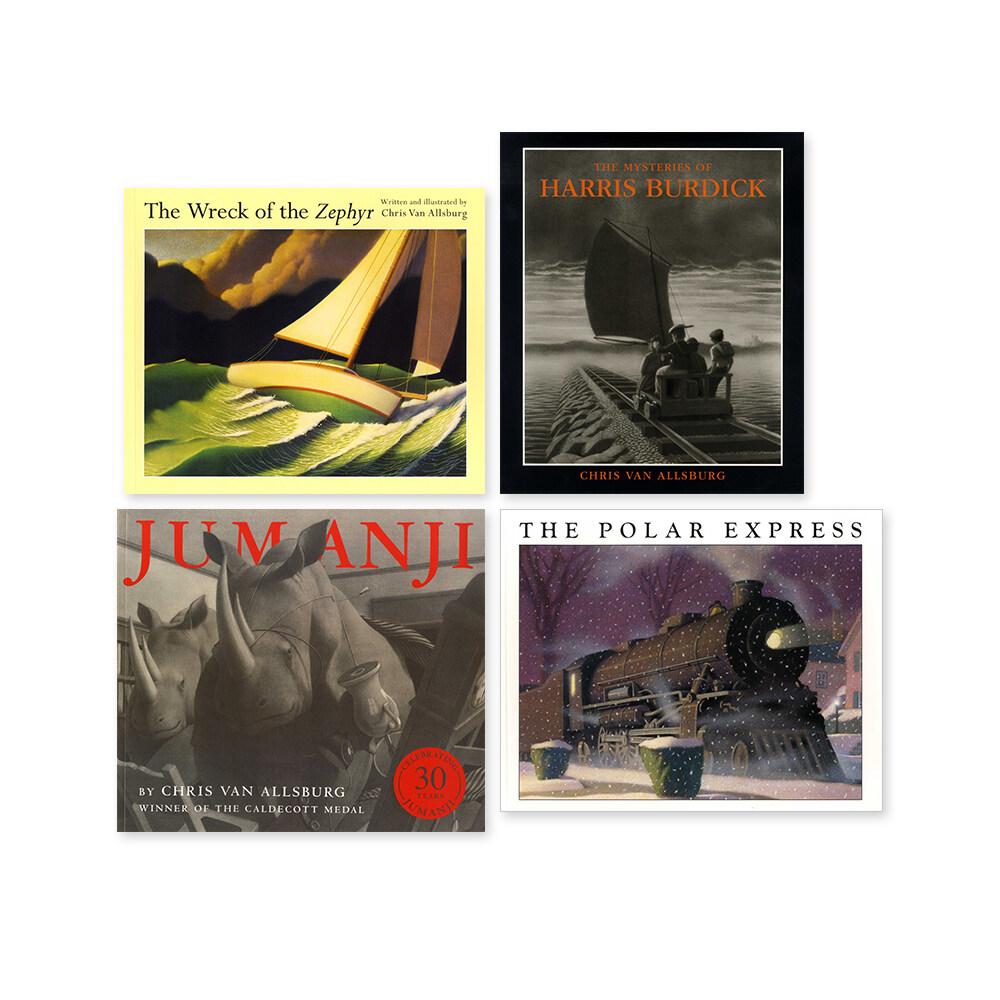  Chris Van Allsburg Set (Paperback 4권, 영국판)