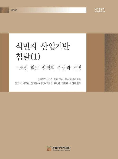  식민지 산업기반 침탈 1