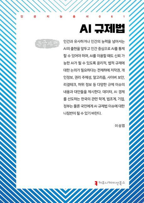  [큰글자책] AI 규제법