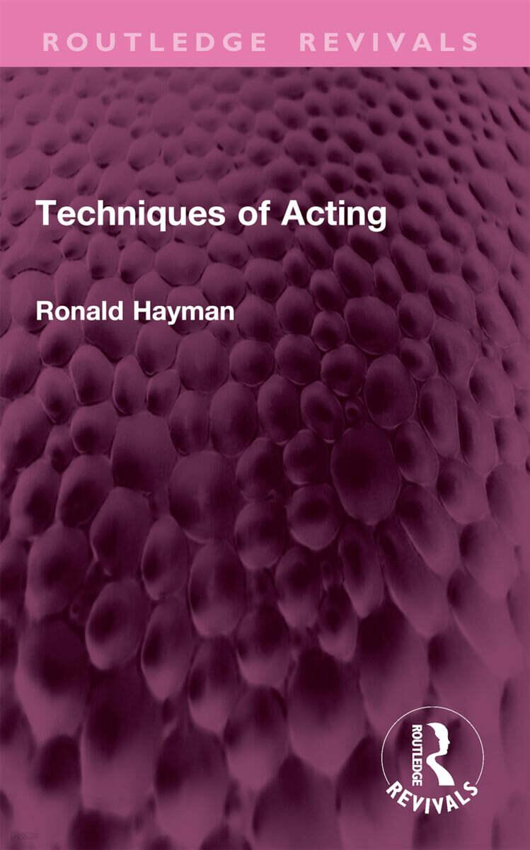  Techniques of Acting (Paperback, 1)