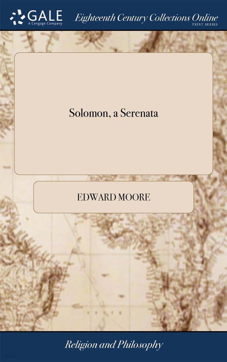  Solomon, a Serenata (Hardcover)