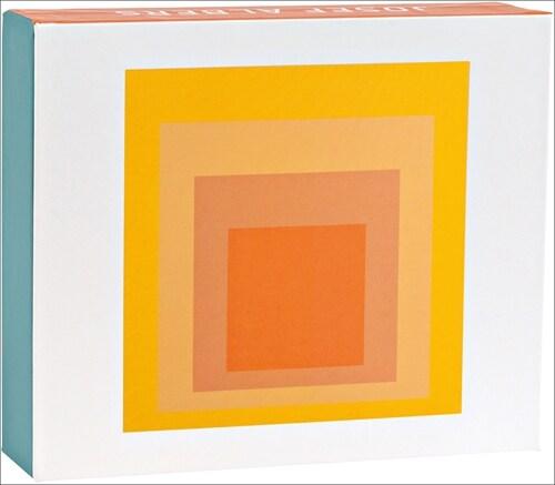 Teneues - Quicknotes: Josef Albers, Notecards with Box, 20 Full Color Notecards, 20 Classic White Envelopes, Gift Keepsake Box, Magnet Closure, Colorf