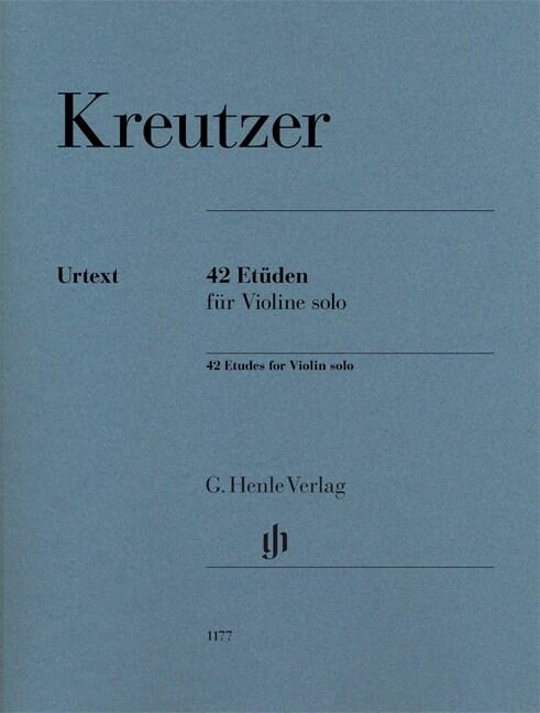 Kreutzer, Rodolphe - 42 Etuden fur Violine solo